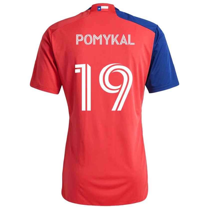 Danxen Męski Paxton Pomykal #19 Jasnoniebieski Czerwony Domowa Koszulka 2025/26 Koszulki Klubowe