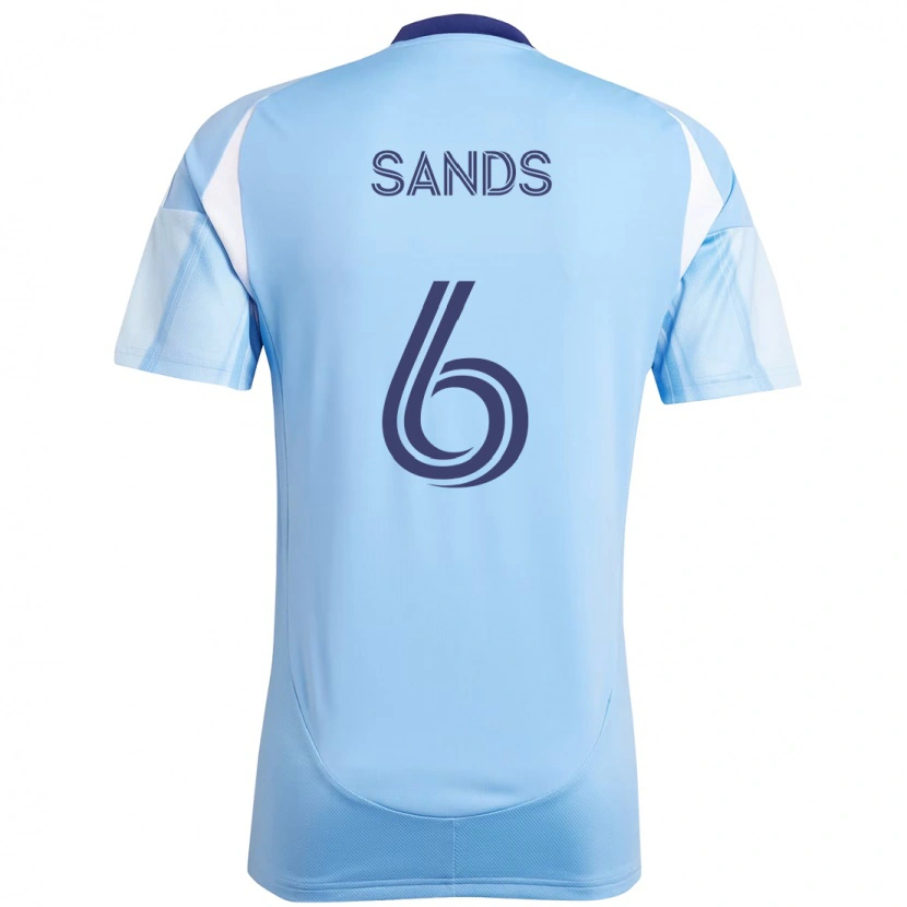 Danxen Męski James Sands #6 Czarny Niebieski Pomarańczowy Domowa Koszulka 2025/26 Koszulki Klubowe