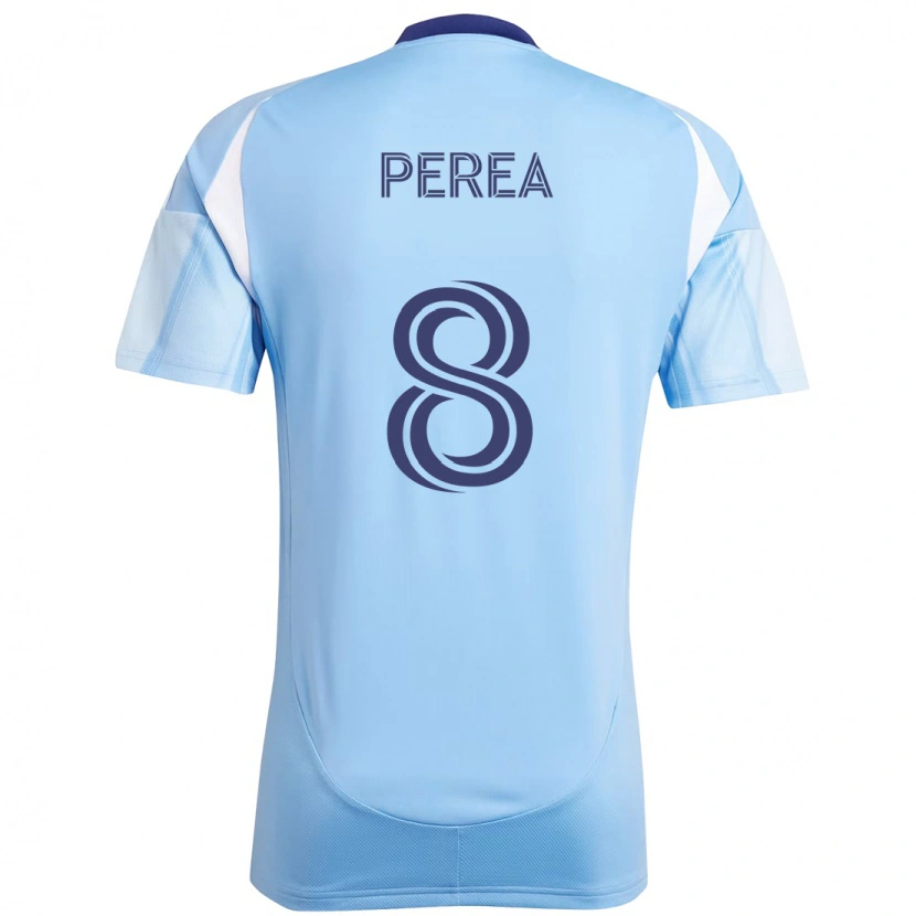 Danxen Męski Andrés Perea #8 Czarny Niebieski Pomarańczowy Domowa Koszulka 2025/26 Koszulki Klubowe