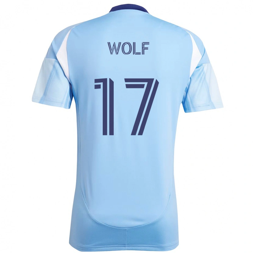 Danxen Męski Hannes Wolf #17 Czarny Niebieski Pomarańczowy Domowa Koszulka 2025/26 Koszulki Klubowe