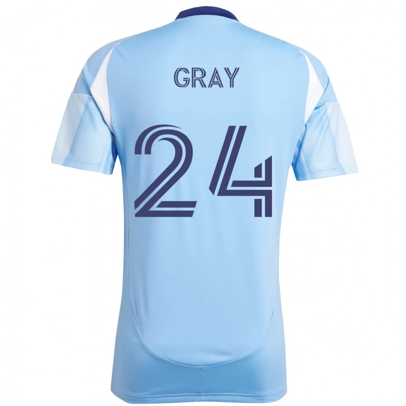 Danxen Męski Tayvon Gray #24 Czarny Niebieski Pomarańczowy Domowa Koszulka 2025/26 Koszulki Klubowe