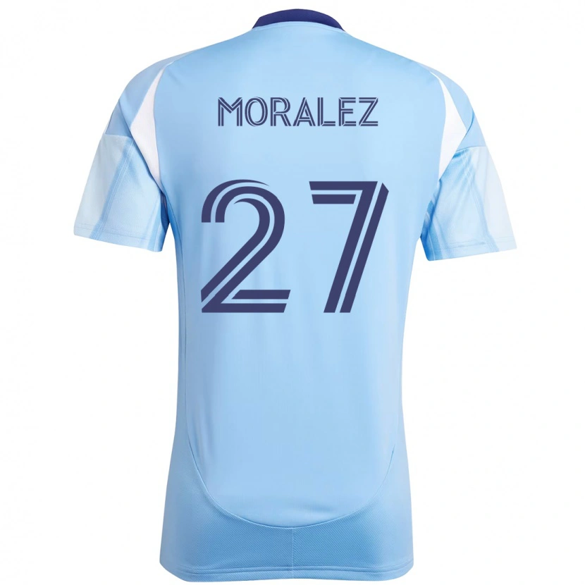 Danxen Męski Maxi Moralez #27 Czarny Niebieski Pomarańczowy Domowa Koszulka 2025/26 Koszulki Klubowe