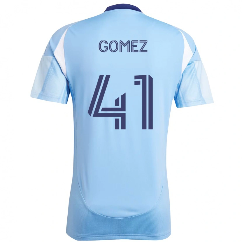Danxen Męski Julián Gómez #41 Czarny Niebieski Pomarańczowy Domowa Koszulka 2025/26 Koszulki Klubowe