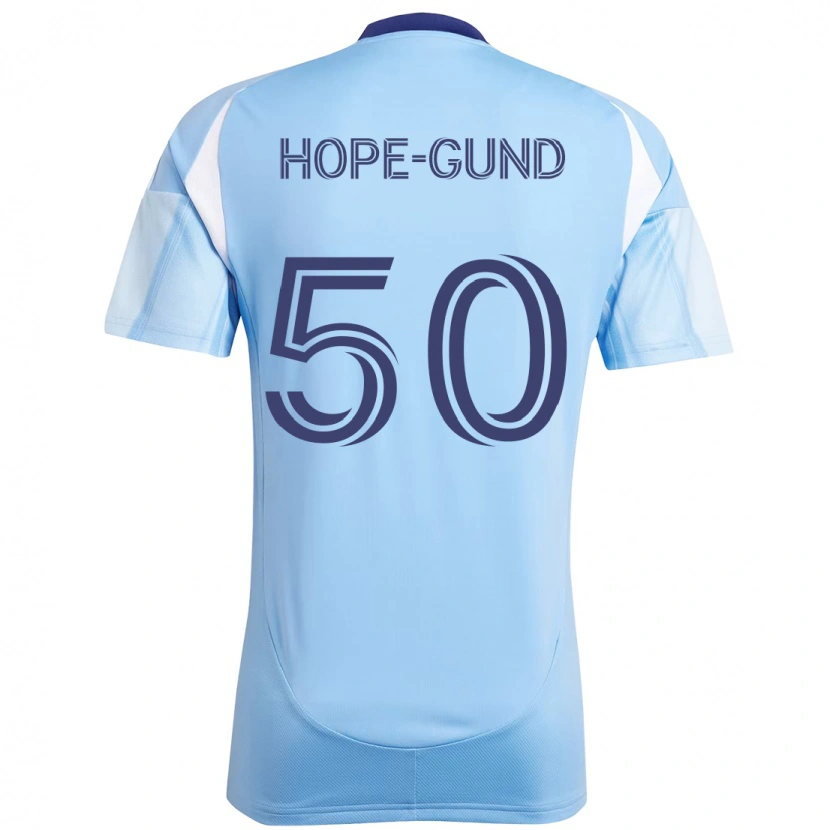 Danxen Męski Kofi Hope-Gund #50 Jasnoniebieski Domowa Koszulka 2025/26 Koszulki Klubowe