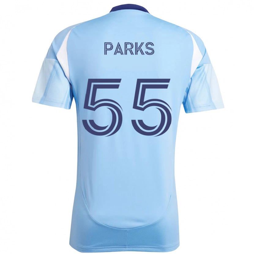 Danxen Męski Keaton Parks #55 Czarny Niebieski Pomarańczowy Domowa Koszulka 2025/26 Koszulki Klubowe