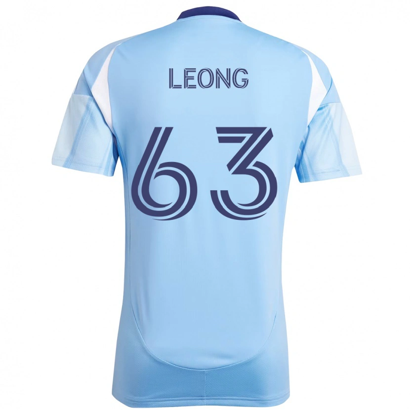 Danxen Męski Matthew Leong #63 Jasnoniebieski Domowa Koszulka 2025/26 Koszulki Klubowe