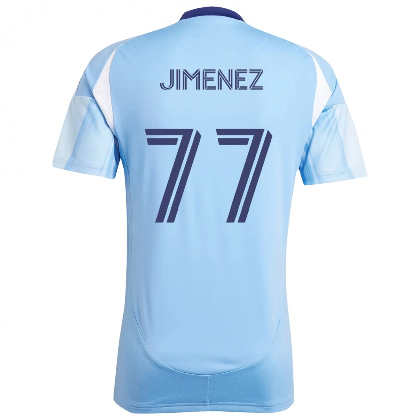 Danxen Męski Jonathan Jiménez #77 Czarny Niebieski Pomarańczowy Domowa Koszulka 2025/26 Koszulki Klubowe