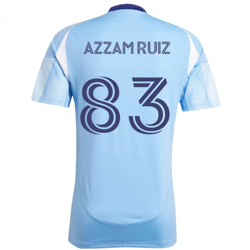 Danxen Męski Camil Azzam Ruiz #83 Czarny Niebieski Pomarańczowy Domowa Koszulka 2025/26 Koszulki Klubowe