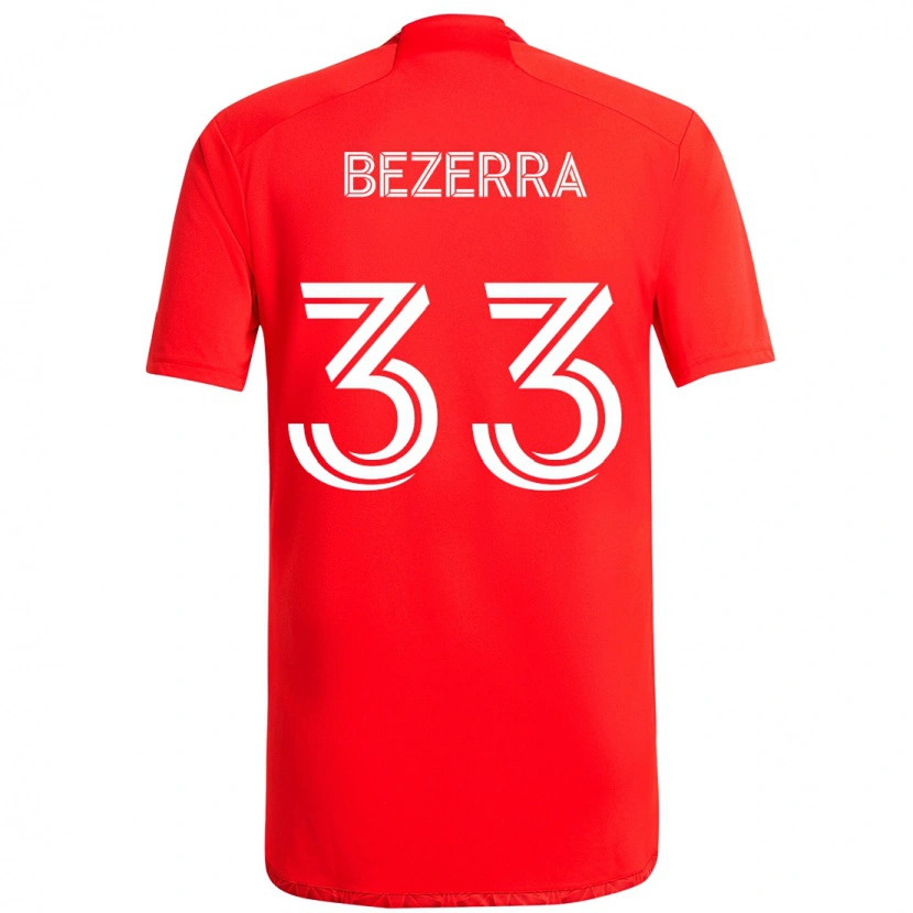 Danxen Męski Victor Bezerra #33 Jasne Błękitne Niebieski Domowa Koszulka 2025/26 Koszulki Klubowe