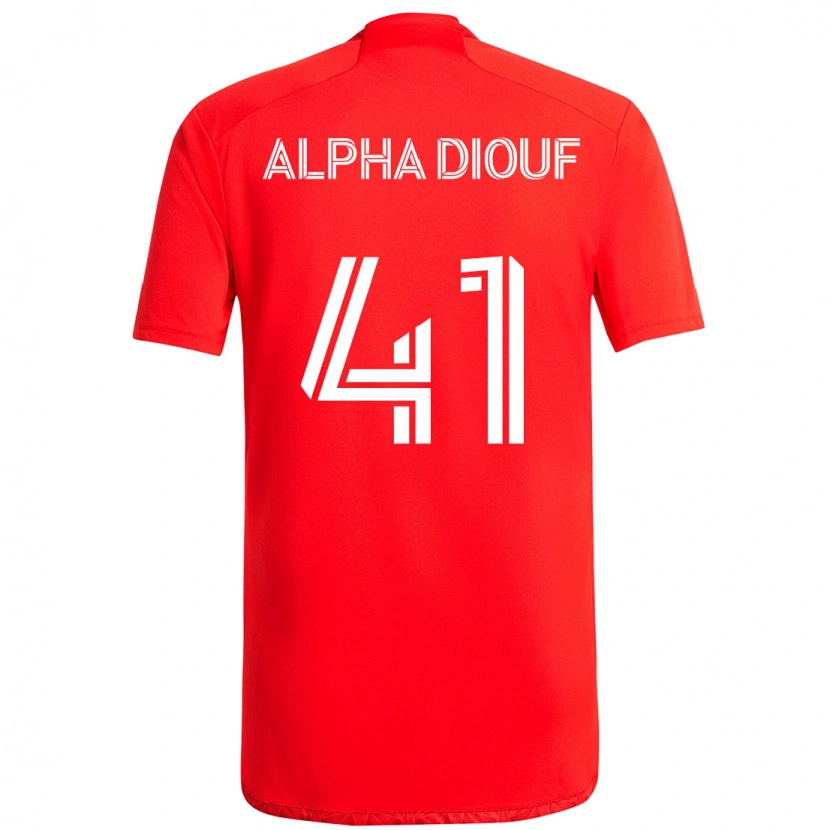 Danxen Męski Jean Alpha Diouf #41 Jasne Błękitne Niebieski Domowa Koszulka 2025/26 Koszulki Klubowe