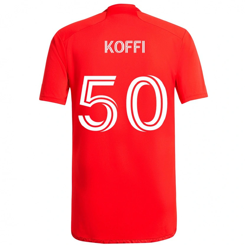 Danxen Męski Christian Koffi #50 Jasne Błękitne Niebieski Domowa Koszulka 2025/26 Koszulki Klubowe