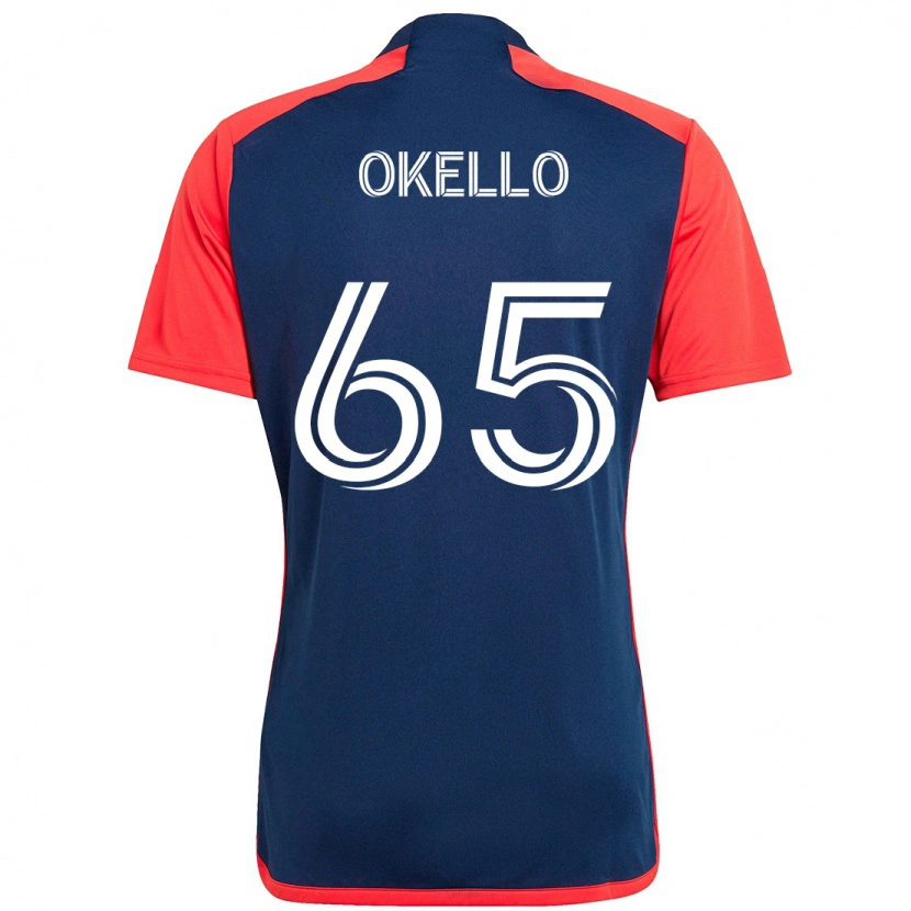 Danxen Męski Noble Okello #65 Biały Niebieski Domowa Koszulka 2025/26 Koszulki Klubowe