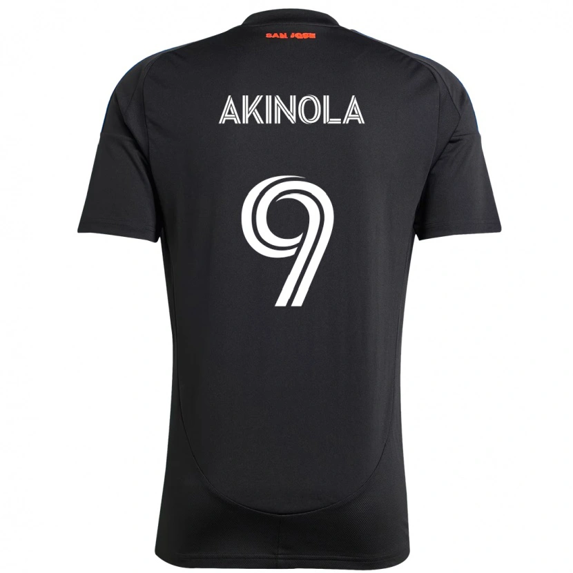 Danxen Męski Ayo Akinola #9 Biały Czerwony Domowa Koszulka 2025/26 Koszulki Klubowe