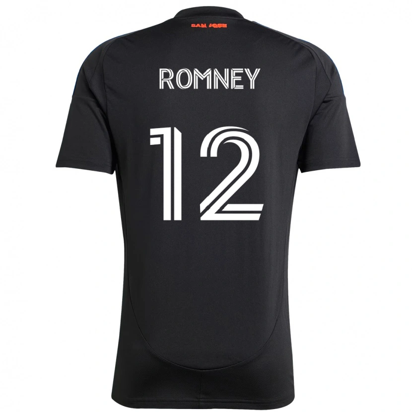 Danxen Męski Dave Romney #12 Biały Czerwony Domowa Koszulka 2025/26 Koszulki Klubowe