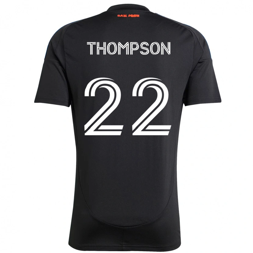 Danxen Męski Tommy Thompson #22 Biały Czerwony Domowa Koszulka 2025/26 Koszulki Klubowe