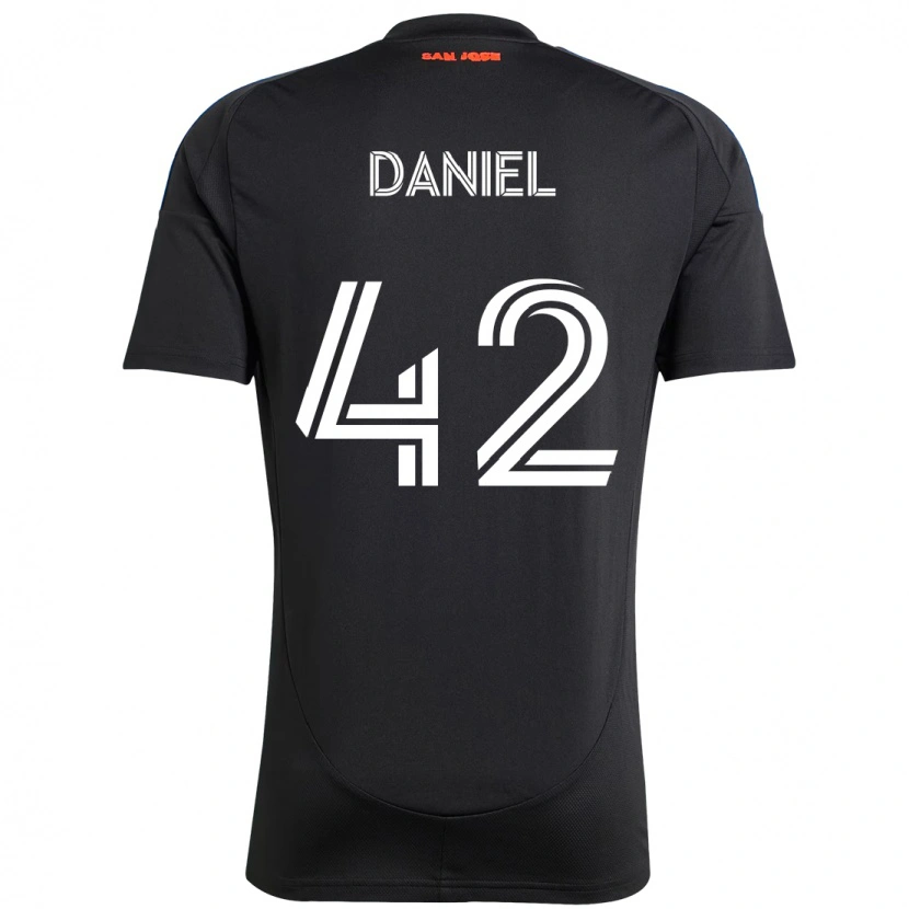Danxen Męski Daniel #42 Biały Czerwony Domowa Koszulka 2025/26 Koszulki Klubowe