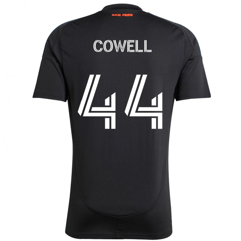 Danxen Męski Chance Cowell #44 Biały Czerwony Domowa Koszulka 2025/26 Koszulki Klubowe