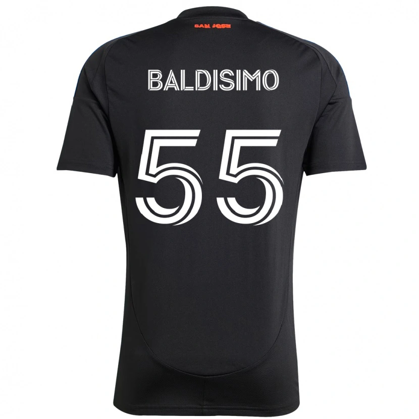 Danxen Męski Michael Baldisimo #55 Biały Czerwony Domowa Koszulka 2025/26 Koszulki Klubowe