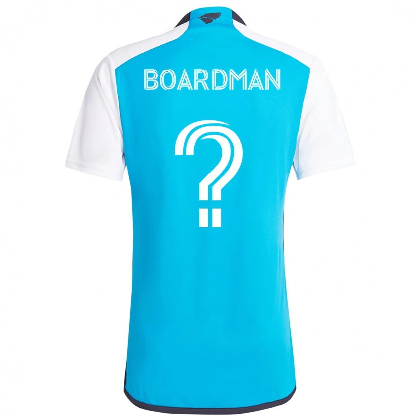 Danxen Męski Erik Pena-Boardman #0 Błękitny Biały Domowa Koszulka 2025/26 Koszulki Klubowe