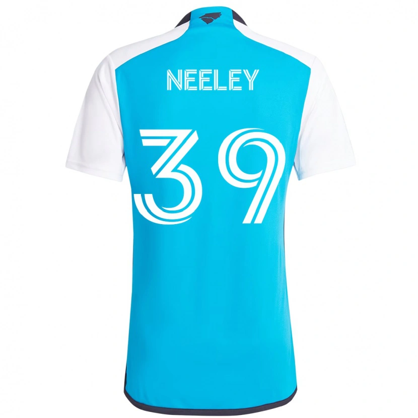Danxen Męski Jack Neeley #39 Błękitny Biały Domowa Koszulka 2025/26 Koszulki Klubowe