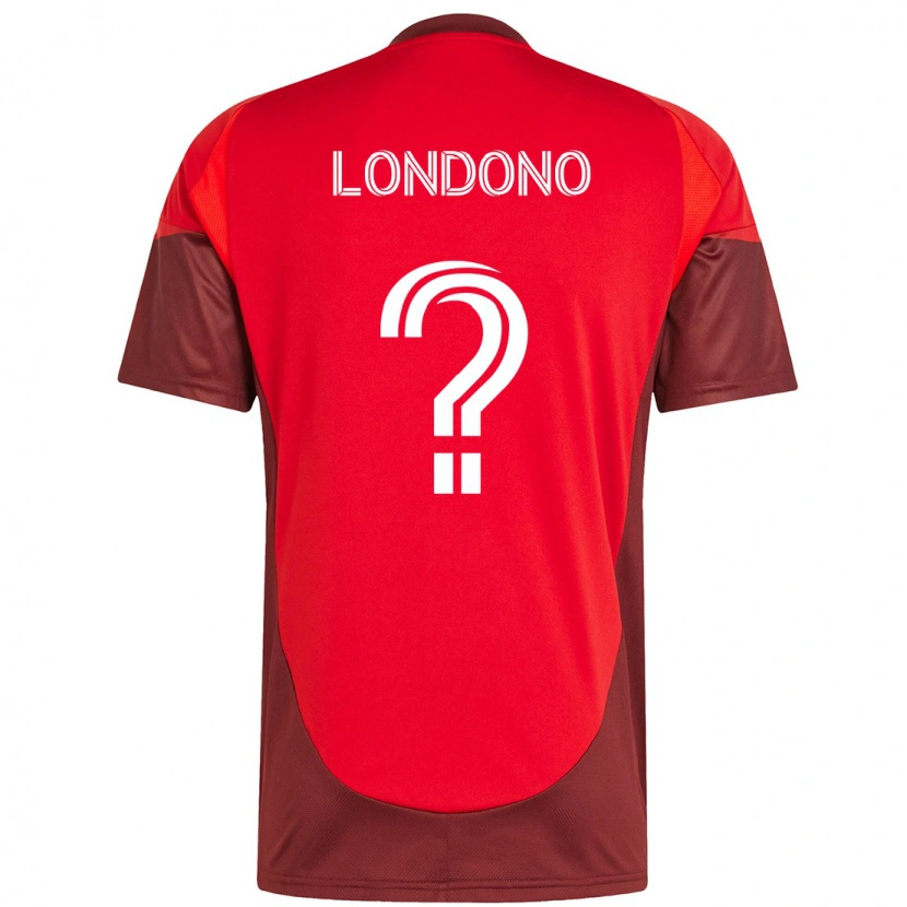 Danxen Męski Tyler Londono #0 Biały Czerwony Domowa Koszulka 2025/26 Koszulki Klubowe