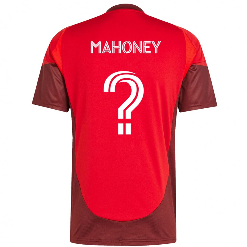Danxen Męski Adrian Mahoney #0 Czerwony Biały Domowa Koszulka 2025/26 Koszulki Klubowe