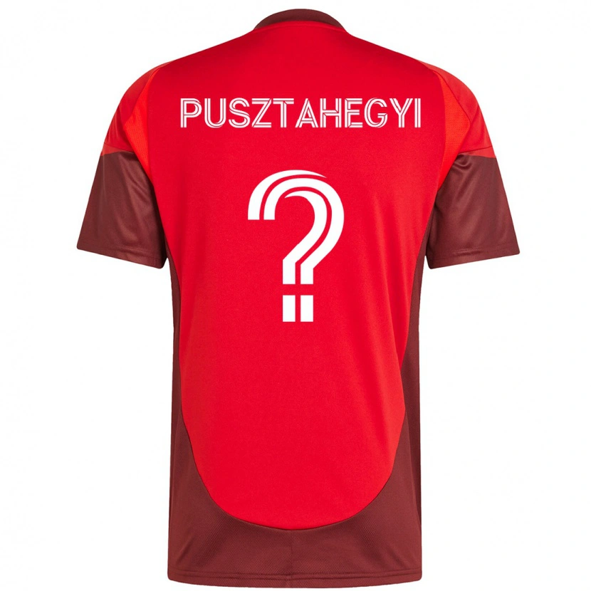 Danxen Męski Tristan Pusztahegyi #0 Biały Czerwony Domowa Koszulka 2025/26 Koszulki Klubowe