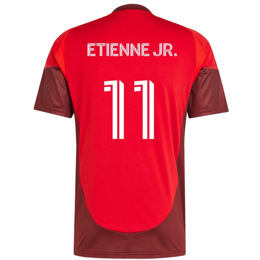 Danxen Męski Derrick Etienne Jr. #11 Biały Czerwony Domowa Koszulka 2025/26 Koszulki Klubowe