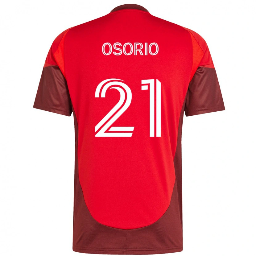 Danxen Męski Jonathan Osorio #21 Biały Czerwony Domowa Koszulka 2025/26 Koszulki Klubowe
