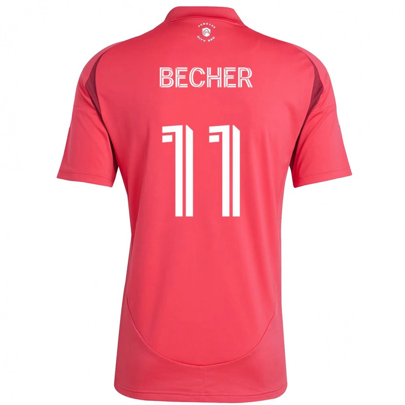 Danxen Męski Simon Becher #11 Magenta Biały Domowa Koszulka 2025/26 Koszulki Klubowe