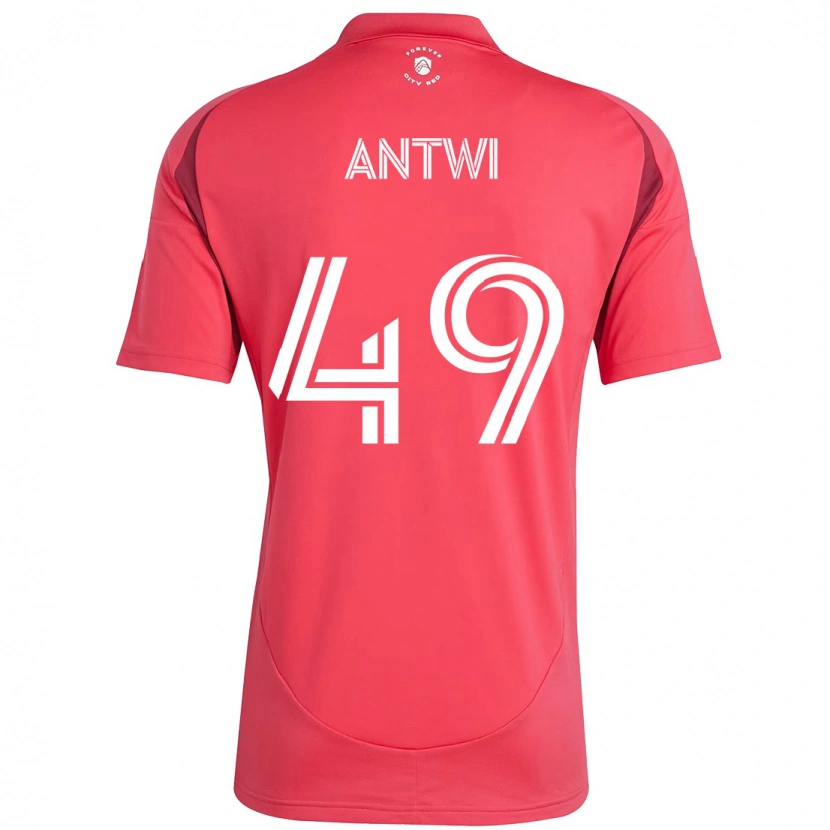 Danxen Męski Seth Antwi #49 Magenta Biały Domowa Koszulka 2025/26 Koszulki Klubowe