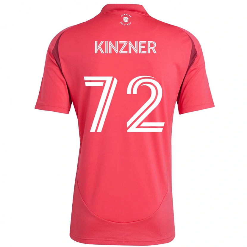 Danxen Męski Eric Kinzner #72 Magenta Biały Domowa Koszulka 2025/26 Koszulki Klubowe
