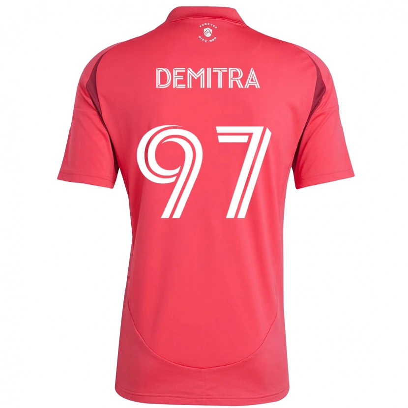 Danxen Męski Lucas Demitra #97 Magenta Biały Domowa Koszulka 2025/26 Koszulki Klubowe