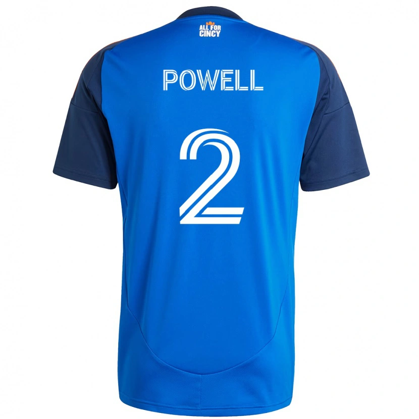 Danxen Męski Alvas Powell #2 Ciemnoniebieski Pomarańczowy Domowa Koszulka 2025/26 Koszulki Klubowe