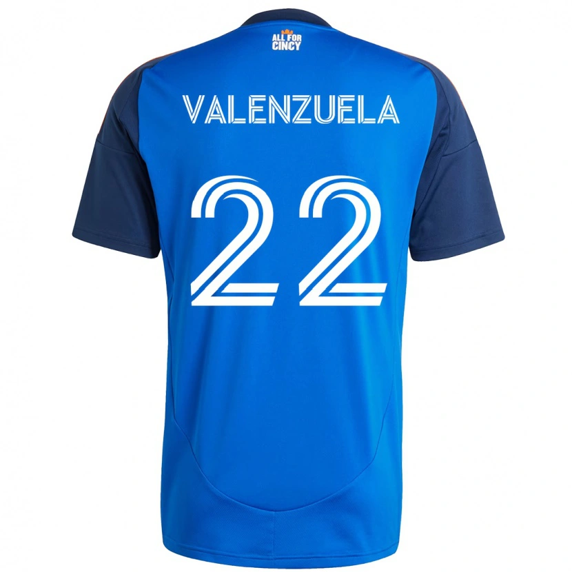 Danxen Męski Gerardo Valenzuela #22 Ciemnoniebieski Pomarańczowy Domowa Koszulka 2025/26 Koszulki Klubowe