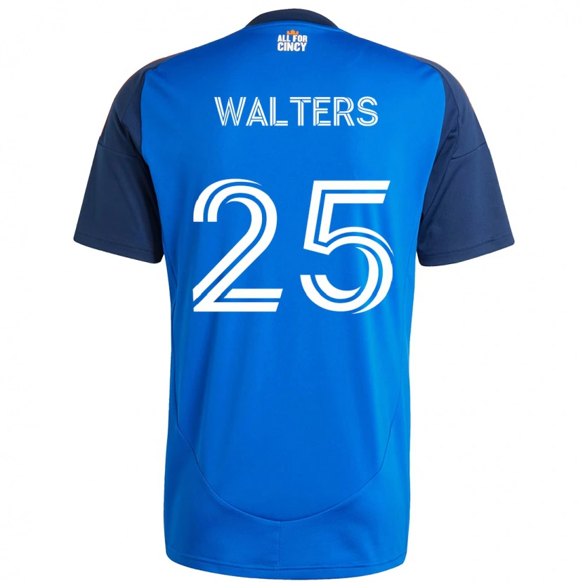 Danxen Męski Paul Walters #25 Biały Niebieski Pomarańczowy Domowa Koszulka 2025/26 Koszulki Klubowe