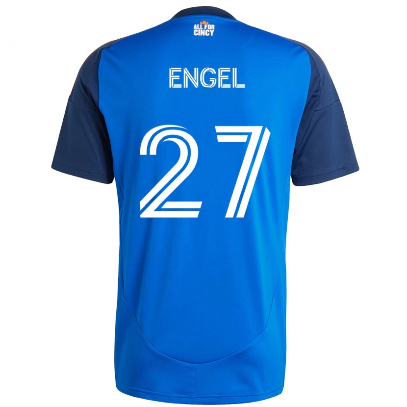Danxen Męski Lukas Engel #27 Ciemnoniebieski Pomarańczowy Domowa Koszulka 2025/26 Koszulki Klubowe