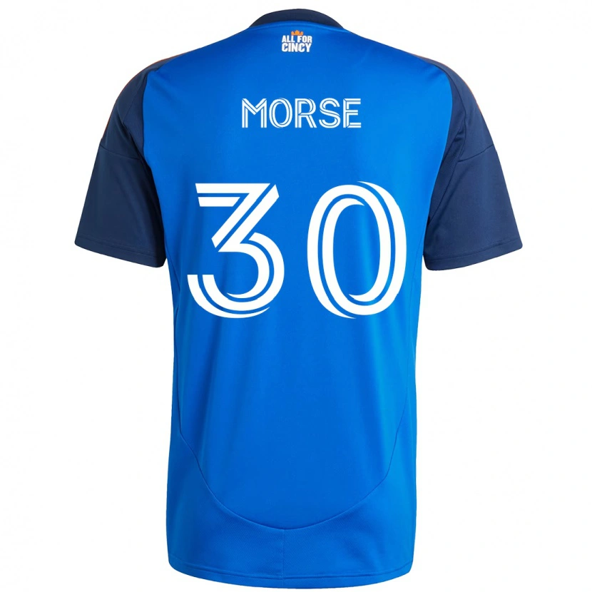 Danxen Męski Hunter Morse #30 Ciemnoniebieski Pomarańczowy Domowa Koszulka 2025/26 Koszulki Klubowe