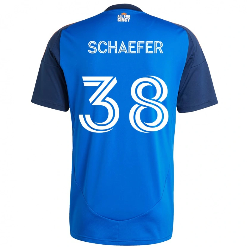 Danxen Męski Brian Schaefer #38 Ciemnoniebieski Pomarańczowy Domowa Koszulka 2025/26 Koszulki Klubowe