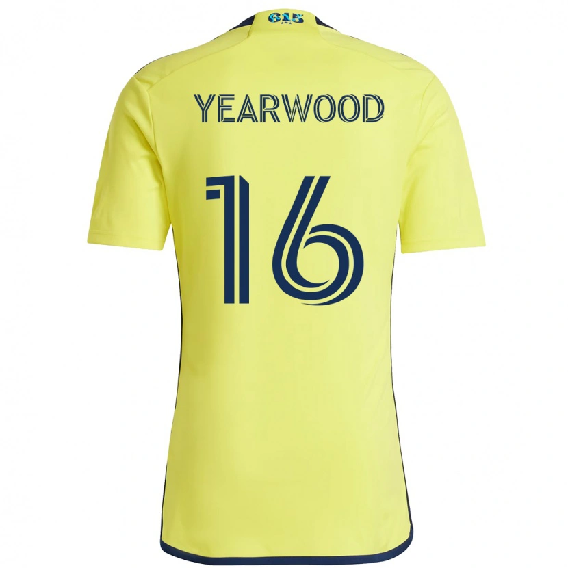 Danxen Męski Dru Yearwood #16 Granatowy Żółty Domowa Koszulka 2025/26 Koszulki Klubowe