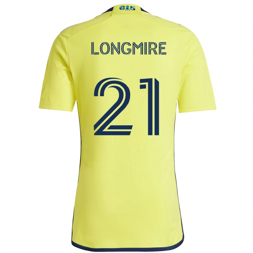 Danxen Męski Ahmed Longmire #21 Granatowy Żółty Domowa Koszulka 2025/26 Koszulki Klubowe