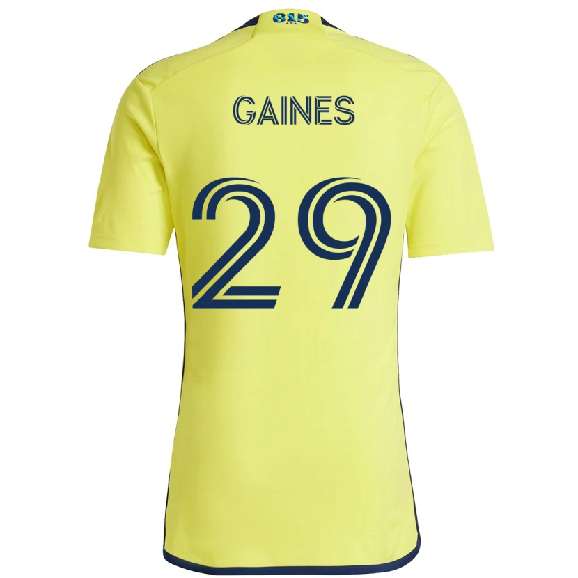 Danxen Męski Julian Gaines #29 Granatowy Żółty Domowa Koszulka 2025/26 Koszulki Klubowe