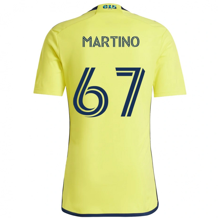 Danxen Męski Ben Martino #67 Granatowy Żółty Domowa Koszulka 2025/26 Koszulki Klubowe