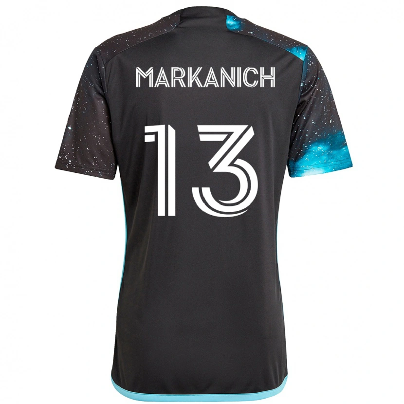 Danxen Męski Anthony Markanich Jr. #13 Błękitny Domowa Koszulka 2025/26 Koszulki Klubowe