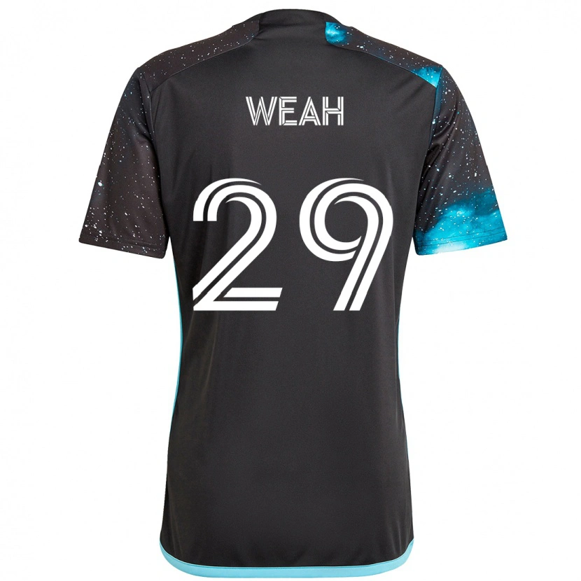 Danxen Męski Patrick Weah #29 Błękitny Domowa Koszulka 2025/26 Koszulki Klubowe