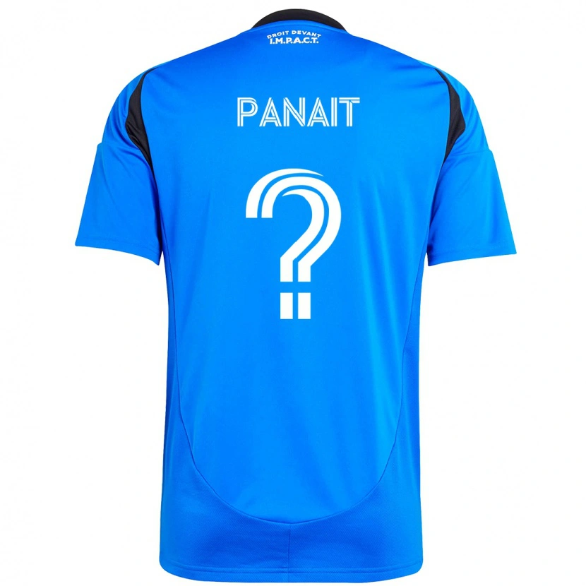 Danxen Męski Daniel Panait #0 Błękitny Ciemnoniebieski Domowa Koszulka 2025/26 Koszulki Klubowe