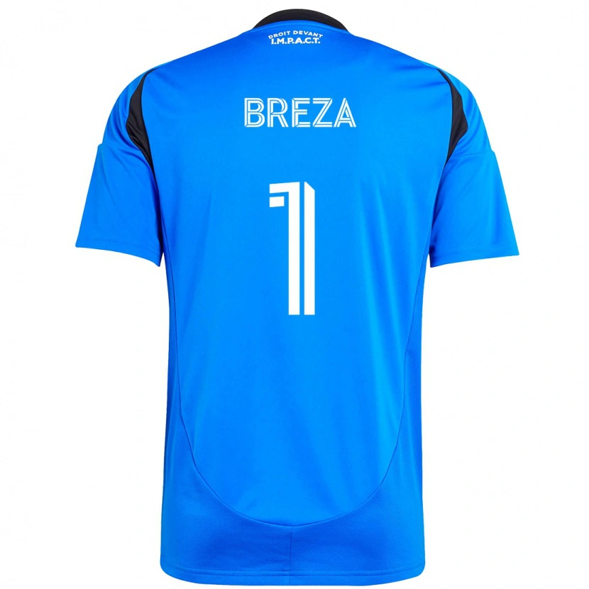 Danxen Męski Sebastian Breza #1 Ciemnoniebieski Czarny Domowa Koszulka 2025/26 Koszulki Klubowe