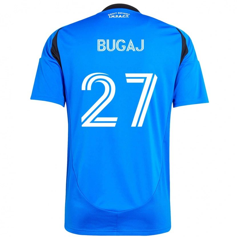 Danxen Męski Dawid Bugaj #27 Błękitny Ciemnoniebieski Domowa Koszulka 2025/26 Koszulki Klubowe