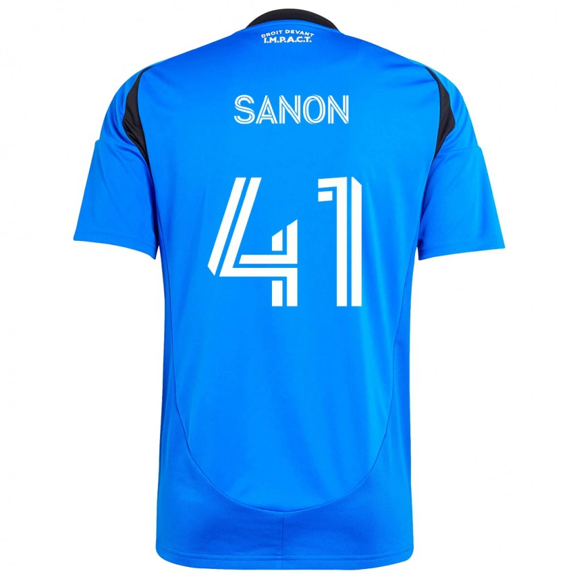 Danxen Męski Jérémy Sanon #41 Ciemnoniebieski Czarny Domowa Koszulka 2025/26 Koszulki Klubowe