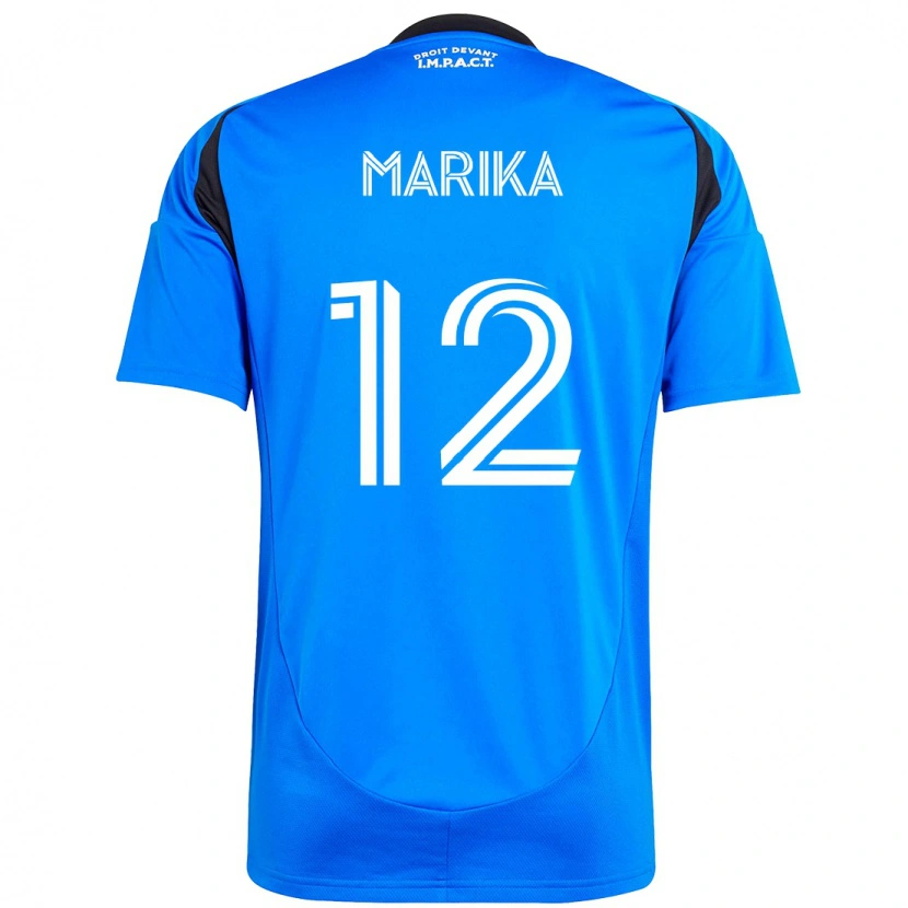 Danxen Męski Martineau Marika #12 Błękitny Ciemnoniebieski Domowa Koszulka 2025/26 Koszulki Klubowe